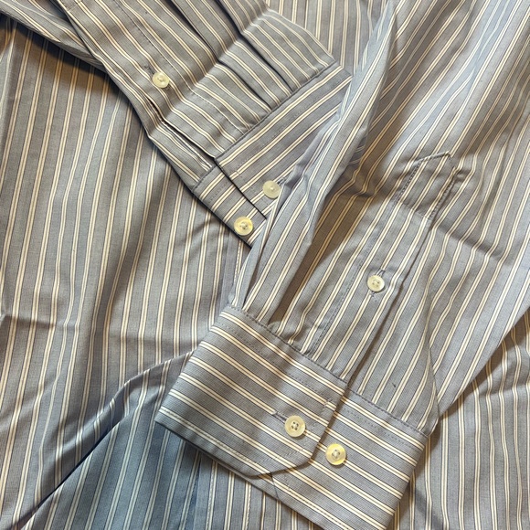 Forsyth of Canada Dress Shirt Button Up Men's Tailor fit Sleeve size 34/35- 18.5 - Picture 5 of 8